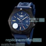 Replica Breitling Avenger Blue Dial Blue Rubber Strap Men's Watch 44mm At Cheapest Price